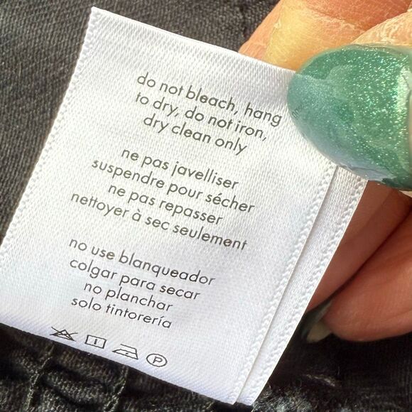 NWT WeWoreWhat black strapless bandeau top Size M - Picture 6 of 6